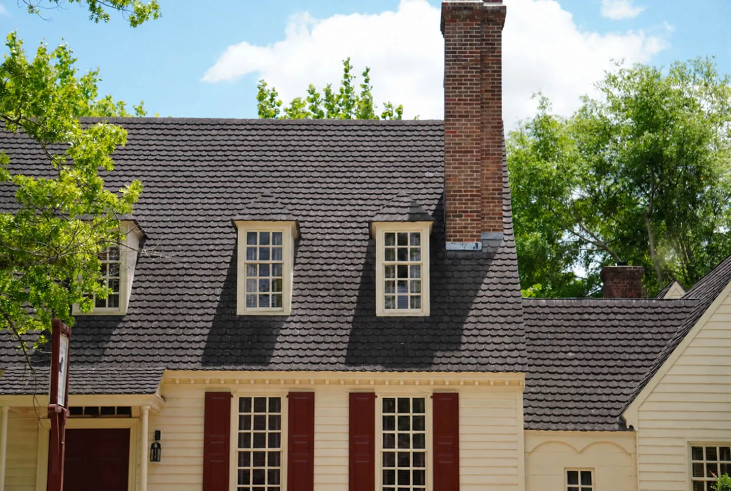 Newly installed roof after Crestline replacement, project 3